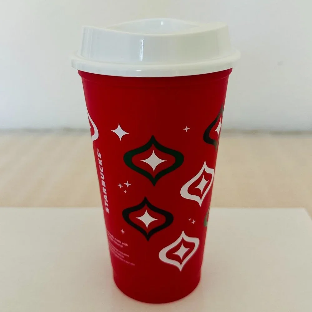 💝New💝 Starbucks 2023 Holiday Limited Edition Reusable Cups with Lids